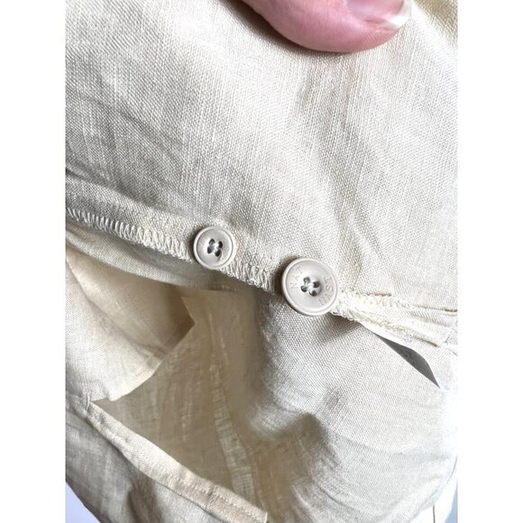 Nat‎ nast 100% linen button up shirt - Picture 6 of 8